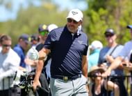Phil Mickelson after teeing off the 4th during day one of LIV Golf Adelaide - Source: Getty